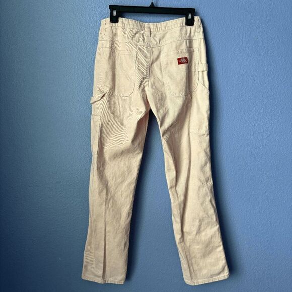 Dickies Cargo Pants Y2K Carpenter Jeans Utility Workwear Straight Leg Work Pink - Picture 8 of 9